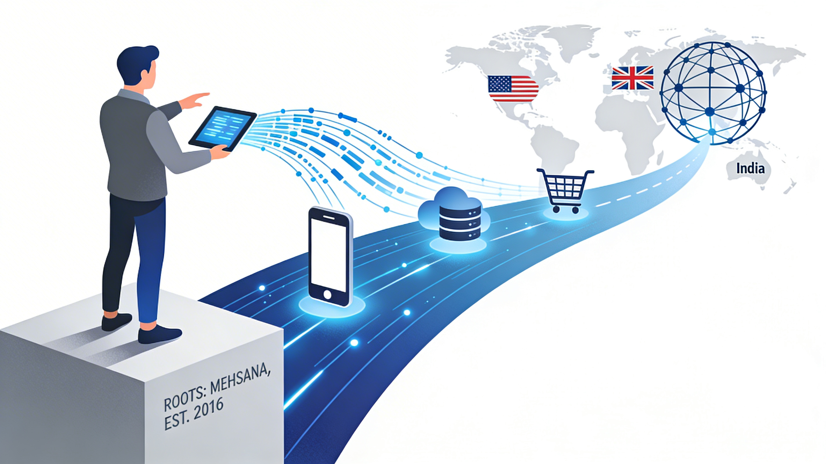 IV Infotech team collaborating in the office