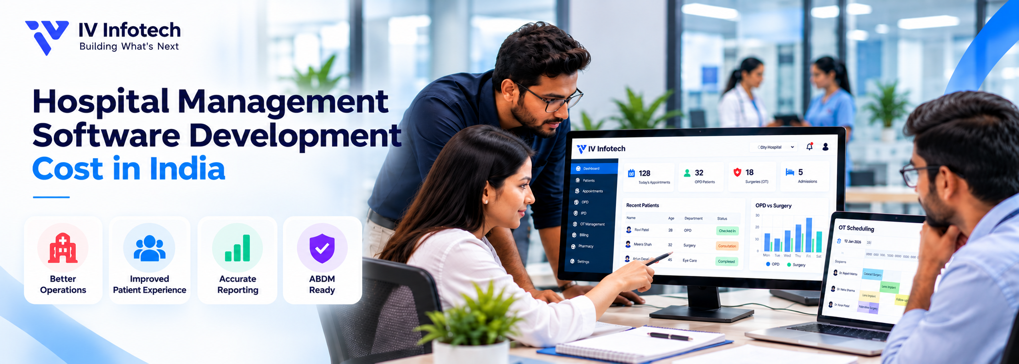 Hospital Management Software Development Cost in India (2026): Custom HMS vs Multi-Tenant SaaS
