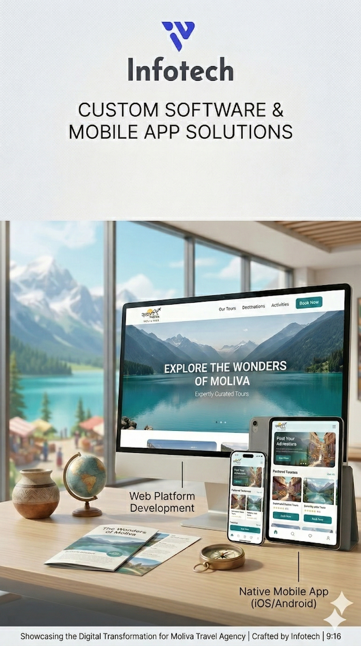 AI-Ready Travel Portal: SafarVibes Success Story mobile view